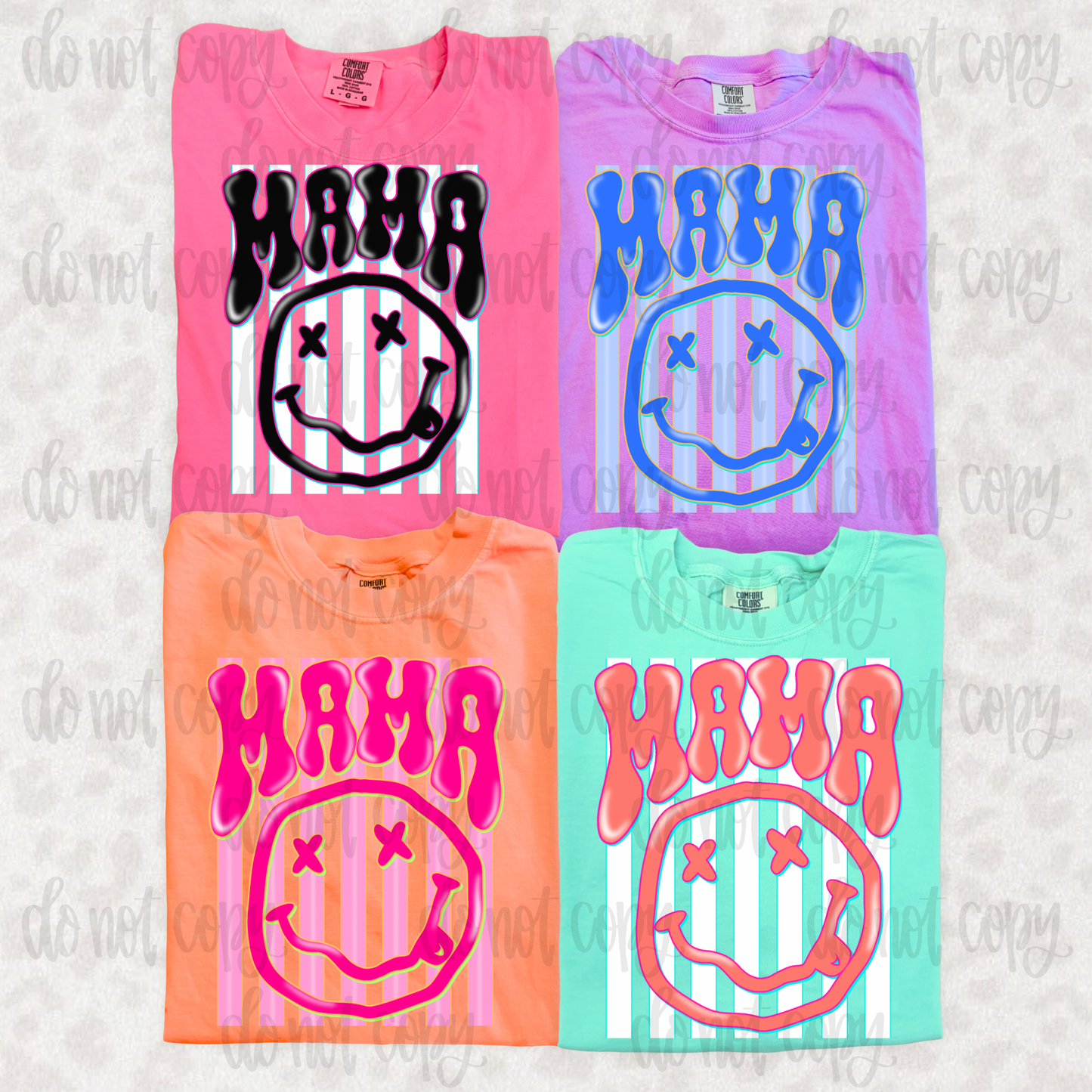 Mama Retro Bundle of 4 PNG
