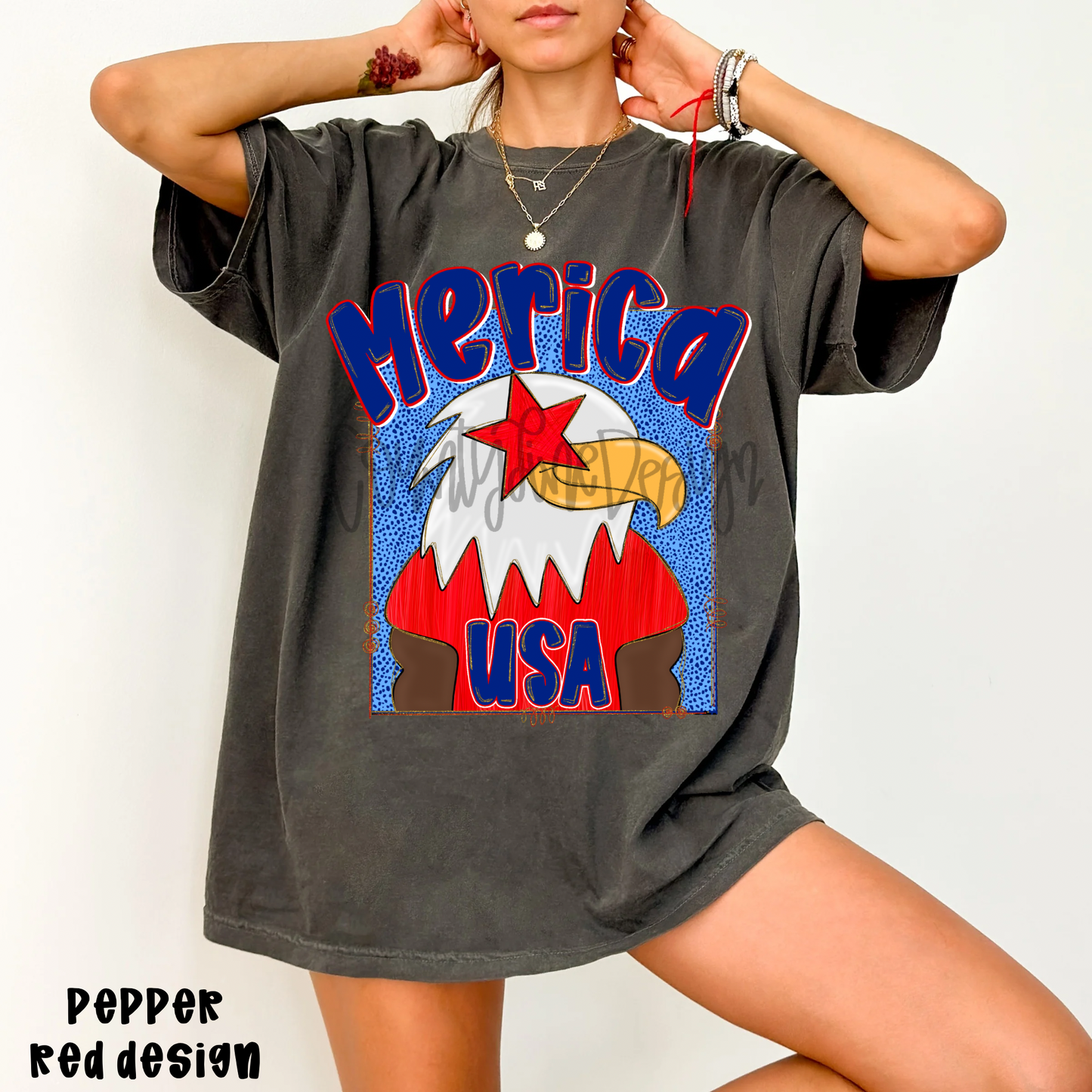 Merica preppy eagle PINK AND RED PNGs
