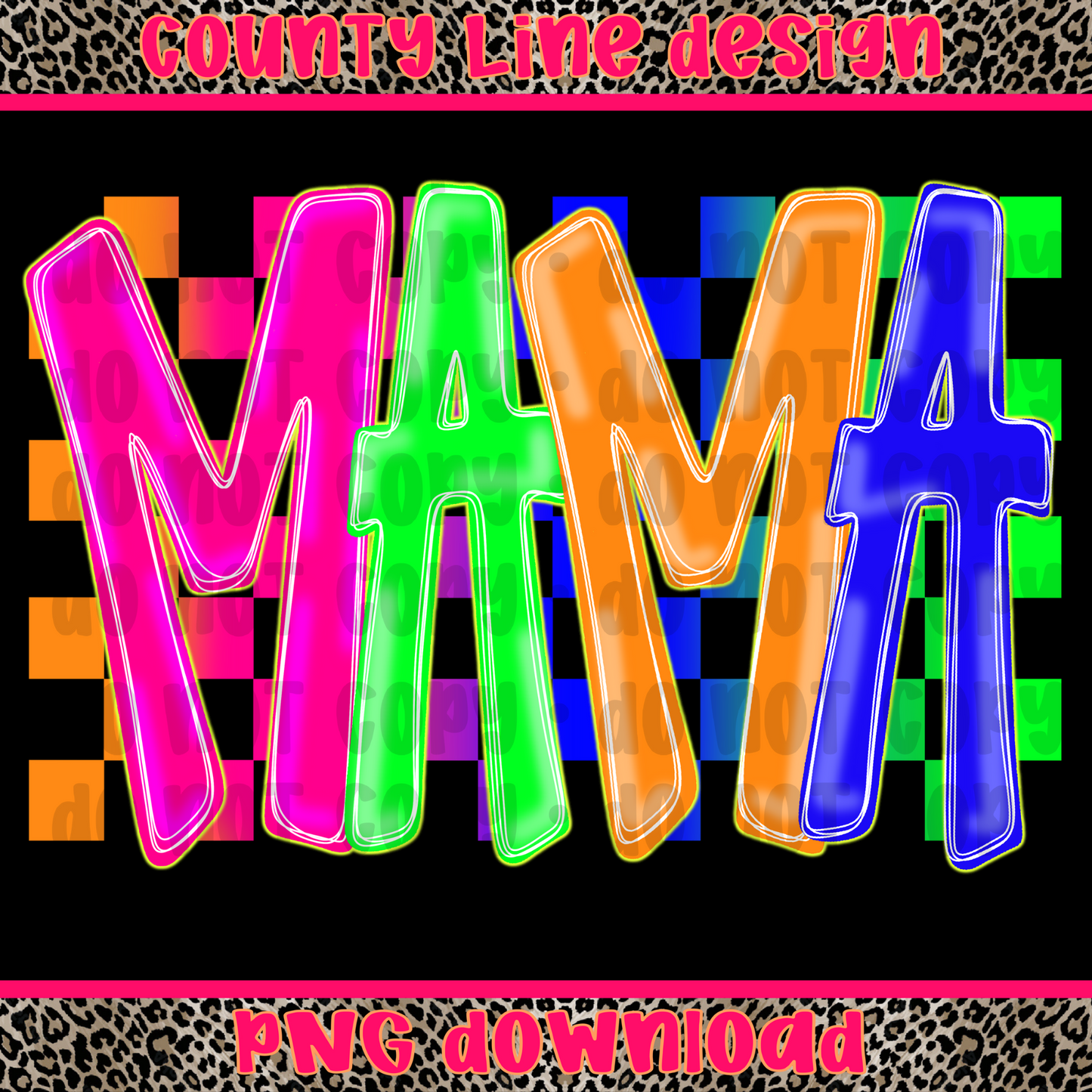 Mama NEON PNG