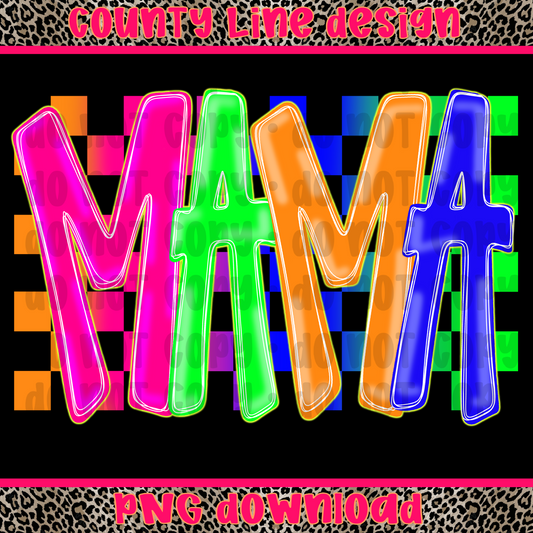 Mama NEON PNG