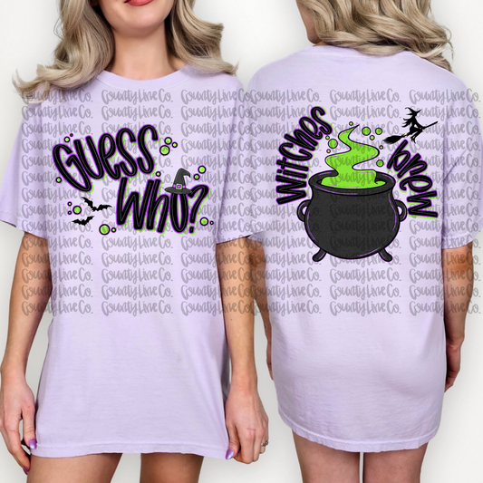 7/20 Guess who? Witches brew purple