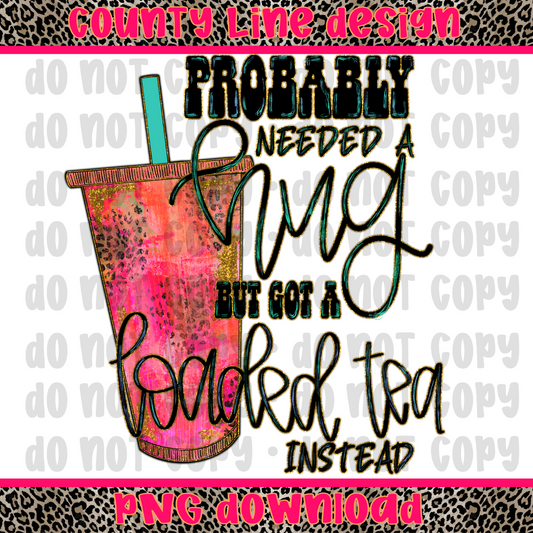 Probably needed a hug - LOADED TEA PNG