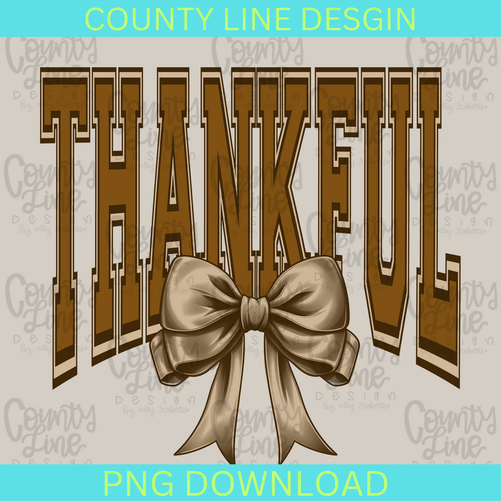 I'm Thankful Bows Graphic Tee main image 1