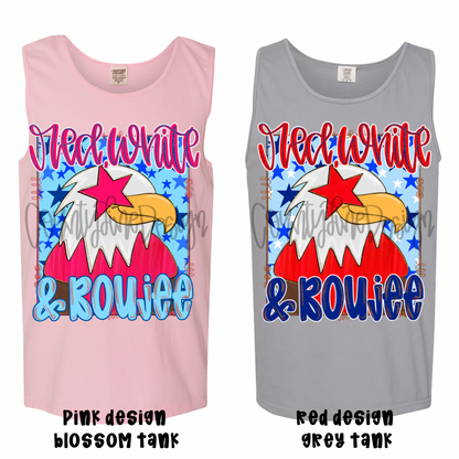 Red white and boujee preppy eagle PINK AND RED PNGs