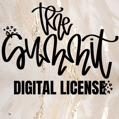 DIGITAL LICNESE FOR THE SUMMIT FONT ONLY!